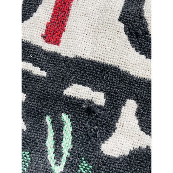 Woven Tapestry Throw Blanket Christmas Wise Men Child Born Bethlehem Reversible - Picture 15 of 16